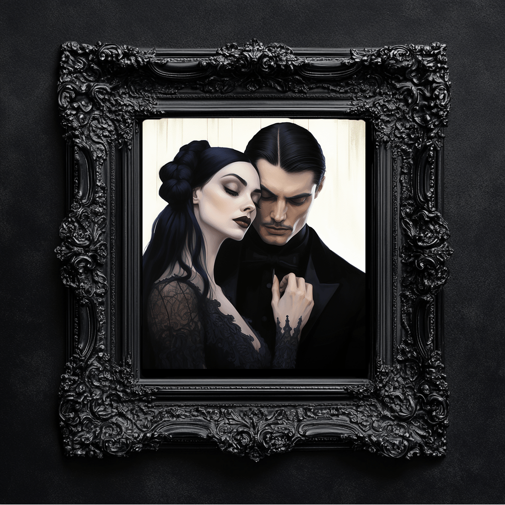 Morticia and Gomez