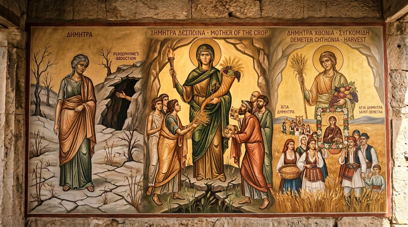 Demeter, the Harvest, and the Abduction of Persephone